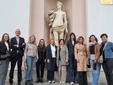 da sinistra Sperandio Filippi Devilli Balzamà Marinelli Califano Kaser Andolfatto Moeltner Falser